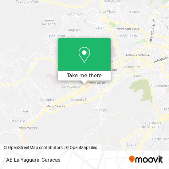 AE La Yaguara map