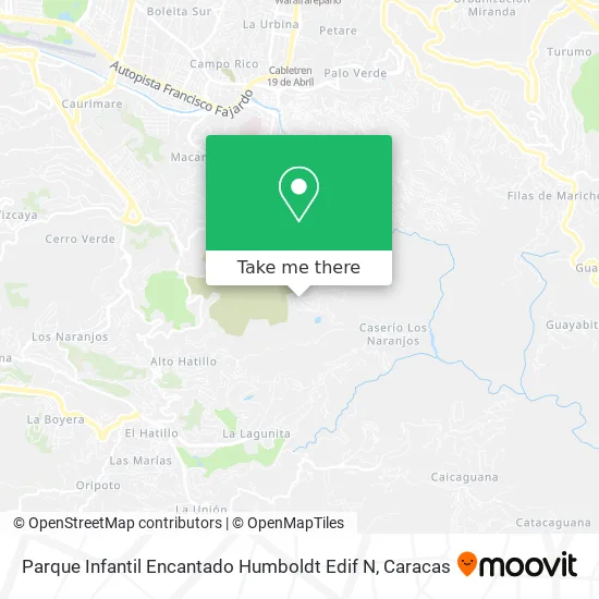 Mapa de Parque Infantil Encantado Humboldt Edif N