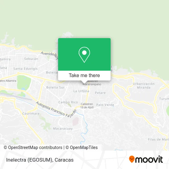 Mapa de Inelectra (EGOSUM)