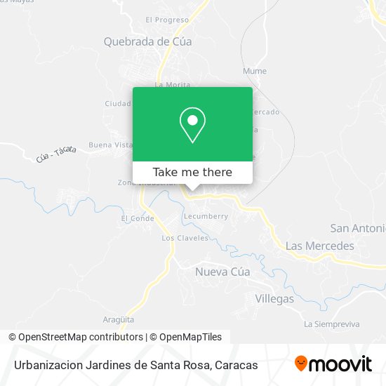Urbanizacion Jardines de Santa Rosa map