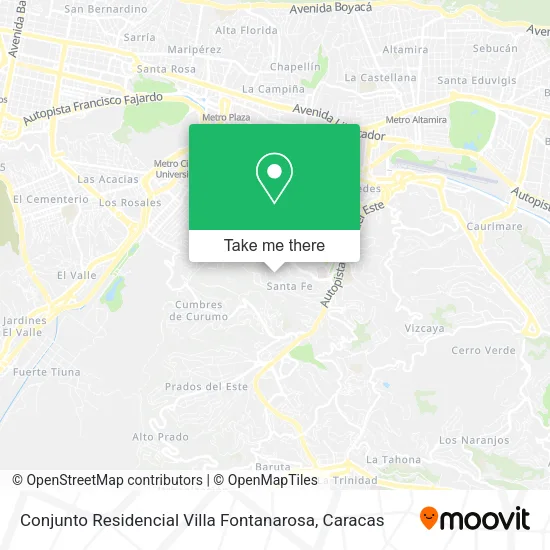 Conjunto Residencial Villa Fontanarosa map