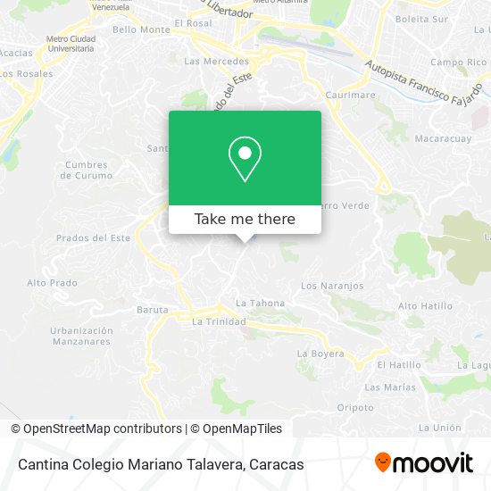 Cantina Colegio Mariano Talavera map