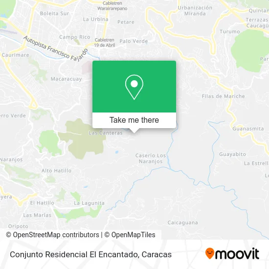 Conjunto Residencial El Encantado map