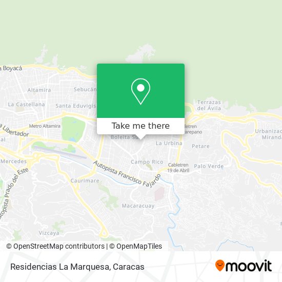 Mapa de Residencias La Marquesa