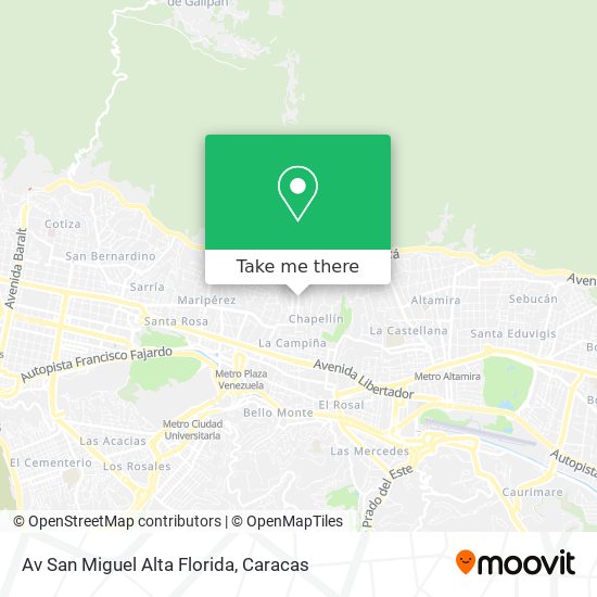 Mapa de Av San Miguel Alta Florida
