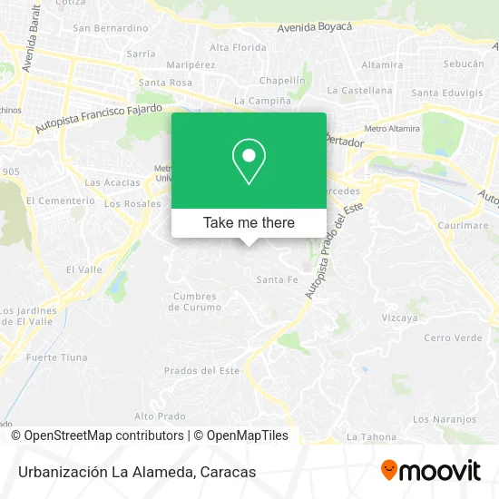 Urbanización La Alameda map