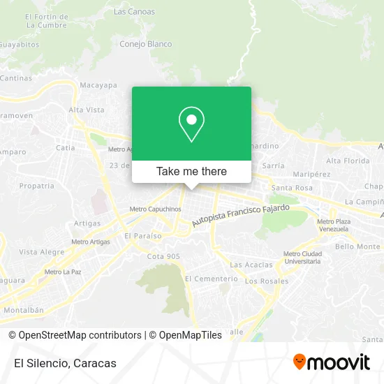 El Silencio map