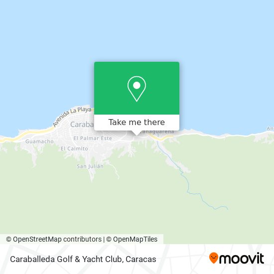 Caraballeda Golf & Yacht Club map