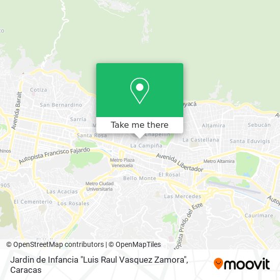 Jardin de Infancia "Luis Raul Vasquez Zamora" map