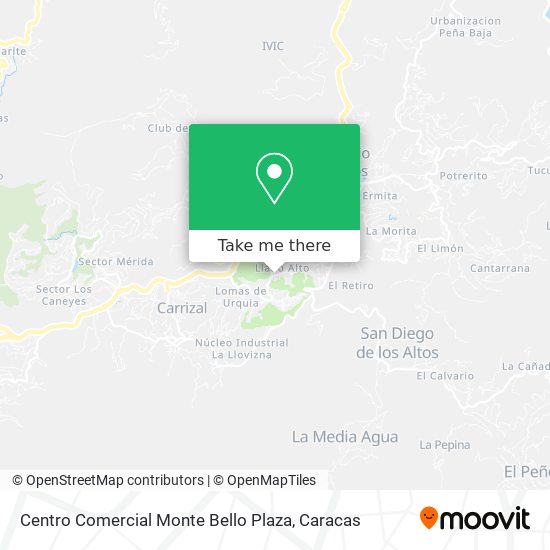 Centro Comercial Monte Bello Plaza map