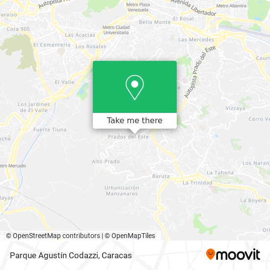 Parque Agustín Codazzi map