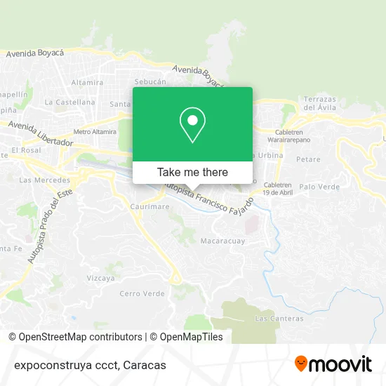 Mapa de expoconstruya ccct