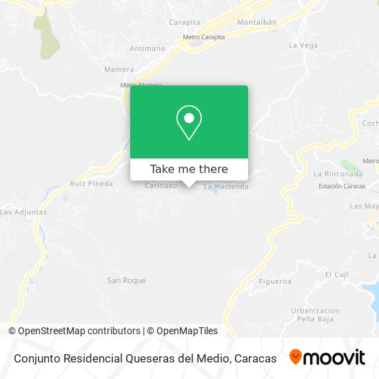 Mapa de Conjunto Residencial Queseras del Medio