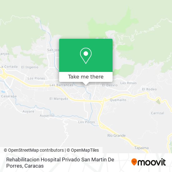 Rehabilitacion Hospital Privado San Martin De Porres map