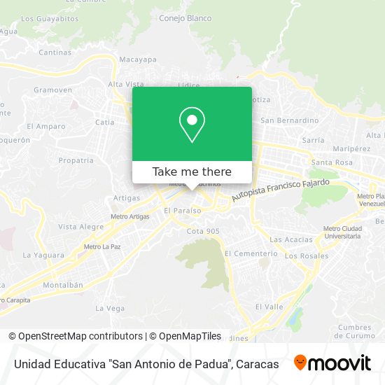 Unidad Educativa "San Antonio de Padua" map