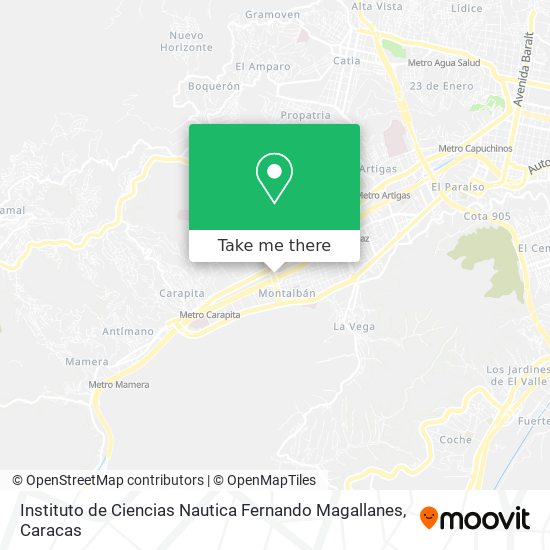 Instituto de Ciencias Nautica Fernando Magallanes map