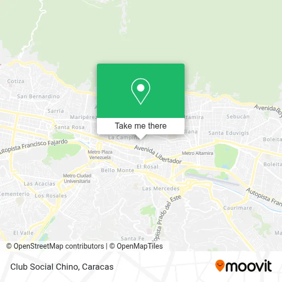 Club Social Chino map