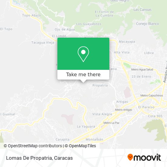 Lomas De Propatria map