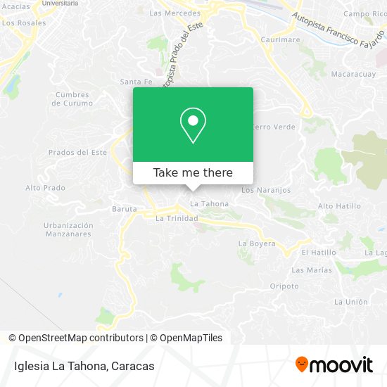 Iglesia La Tahona map