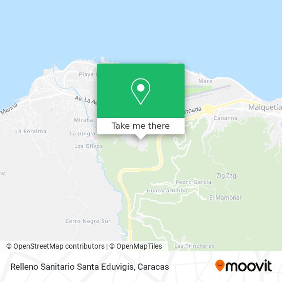Relleno Sanitario Santa Eduvigis map
