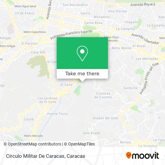 Círculo Militar De Caracas map