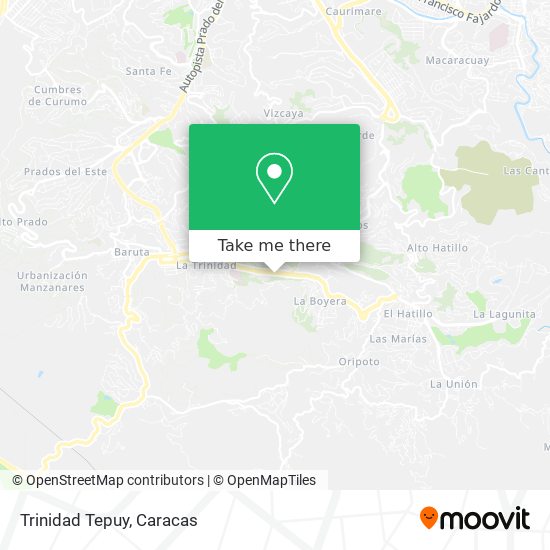 Trinidad Tepuy map