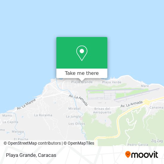 Playa Grande map