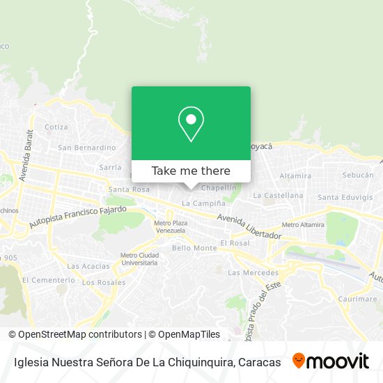 Iglesia Nuestra Señora De La Chiquinquira map