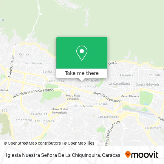 Mapa de Iglesia Nuestra Señora De La Chiquinquira