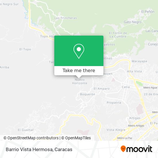 Mapa de Barrio Vista Hermosa