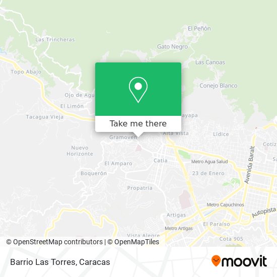 Barrio Las Torres map