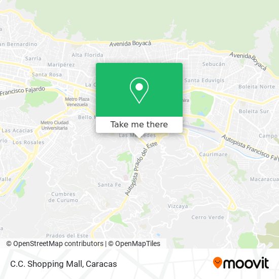 Mapa de C.C. Shopping Mall