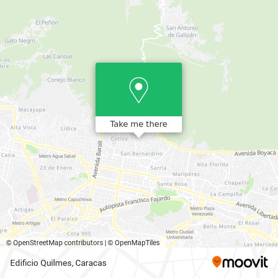Edificio Quilmes map