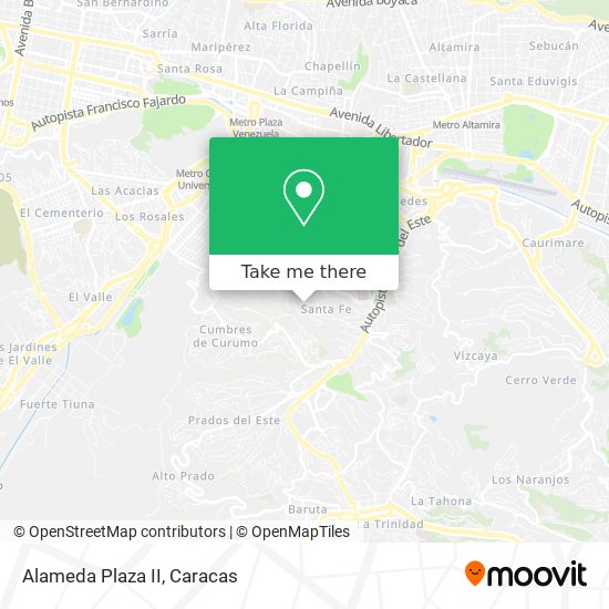 Mapa de Alameda Plaza II
