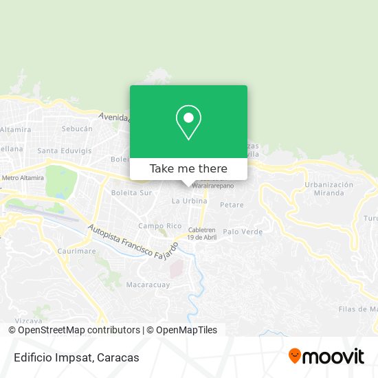 Edificio Impsat map