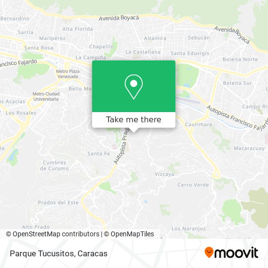 Mapa de Parque Tucusitos