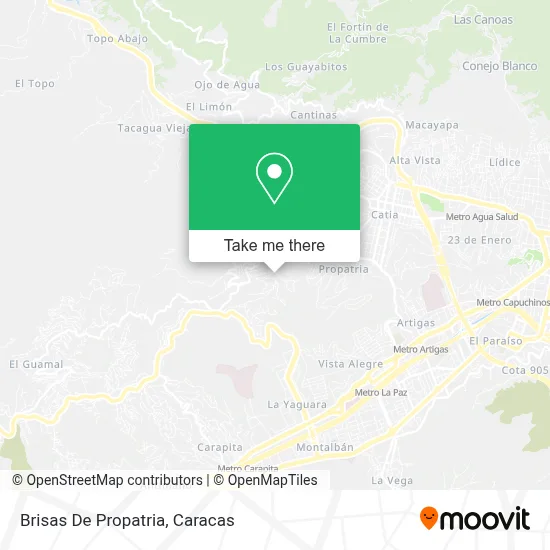 Brisas De Propatria map