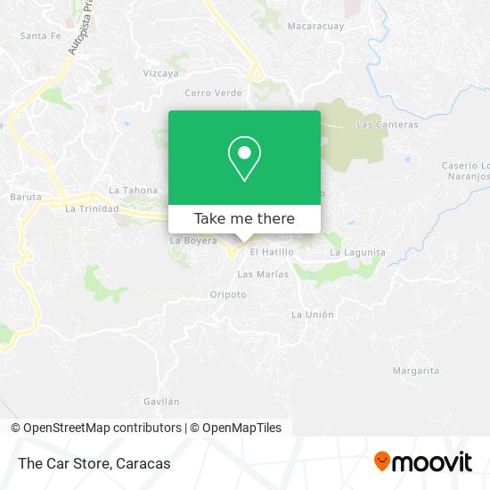 The Car Store map