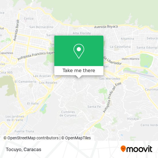 Tocuyo map