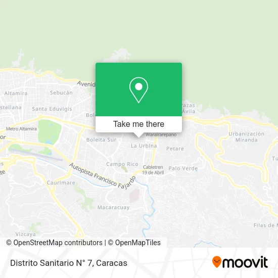 Distrito Sanitario N° 7 map