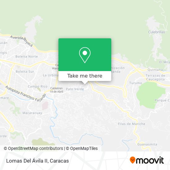 Lomas Del Ávila II map