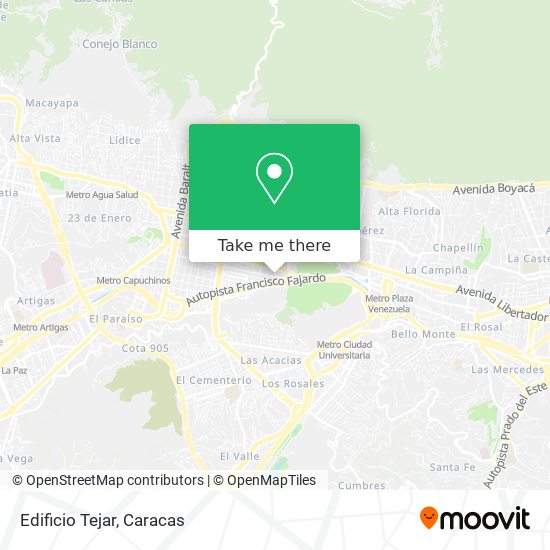 Edificio Tejar map