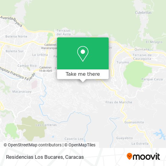 Residencias Los Bucares map