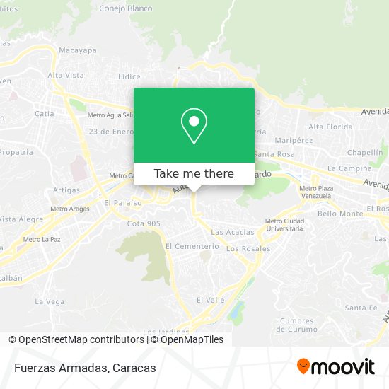 Fuerzas Armadas map