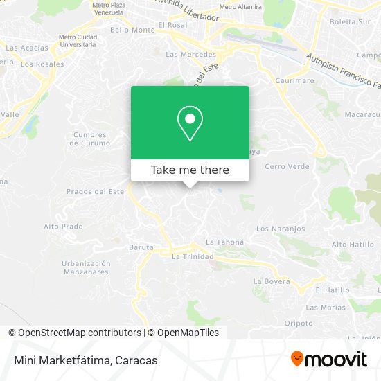 Mini Marketfátima map