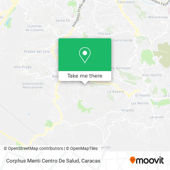 Corphus Menti Centro De Salud map