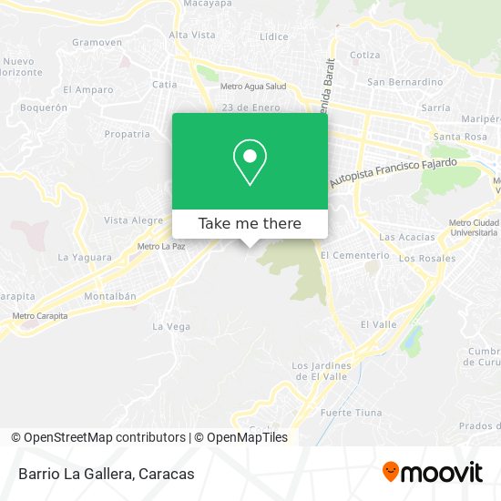 Mapa de Barrio La Gallera