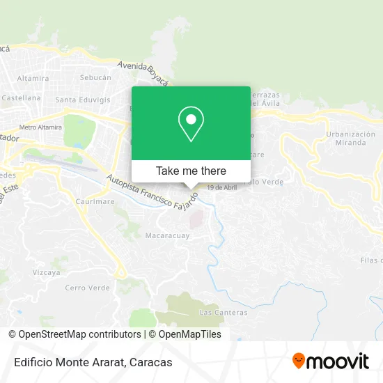 Edificio Monte Ararat map
