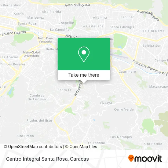 Centro Integral Santa Rosa map