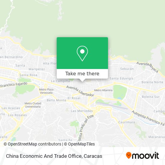 China Economic And Trade Office map